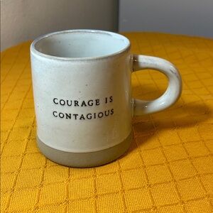 Hearth and Hand by Magnolia COURAGE IS CONTAGIOUS 16 oz Coffee Tea Mug Stoneware